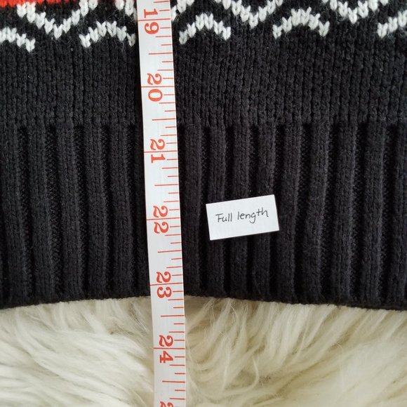 Simons | Abstract pattern oversized knit sweater S/P - Picture 11 of 11